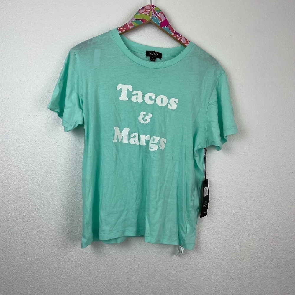 NWT Wildfox Tacos & Margs tee size M // 1819